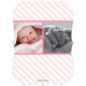 Pink Hello Photo Birth Announcements Image 2 of 6